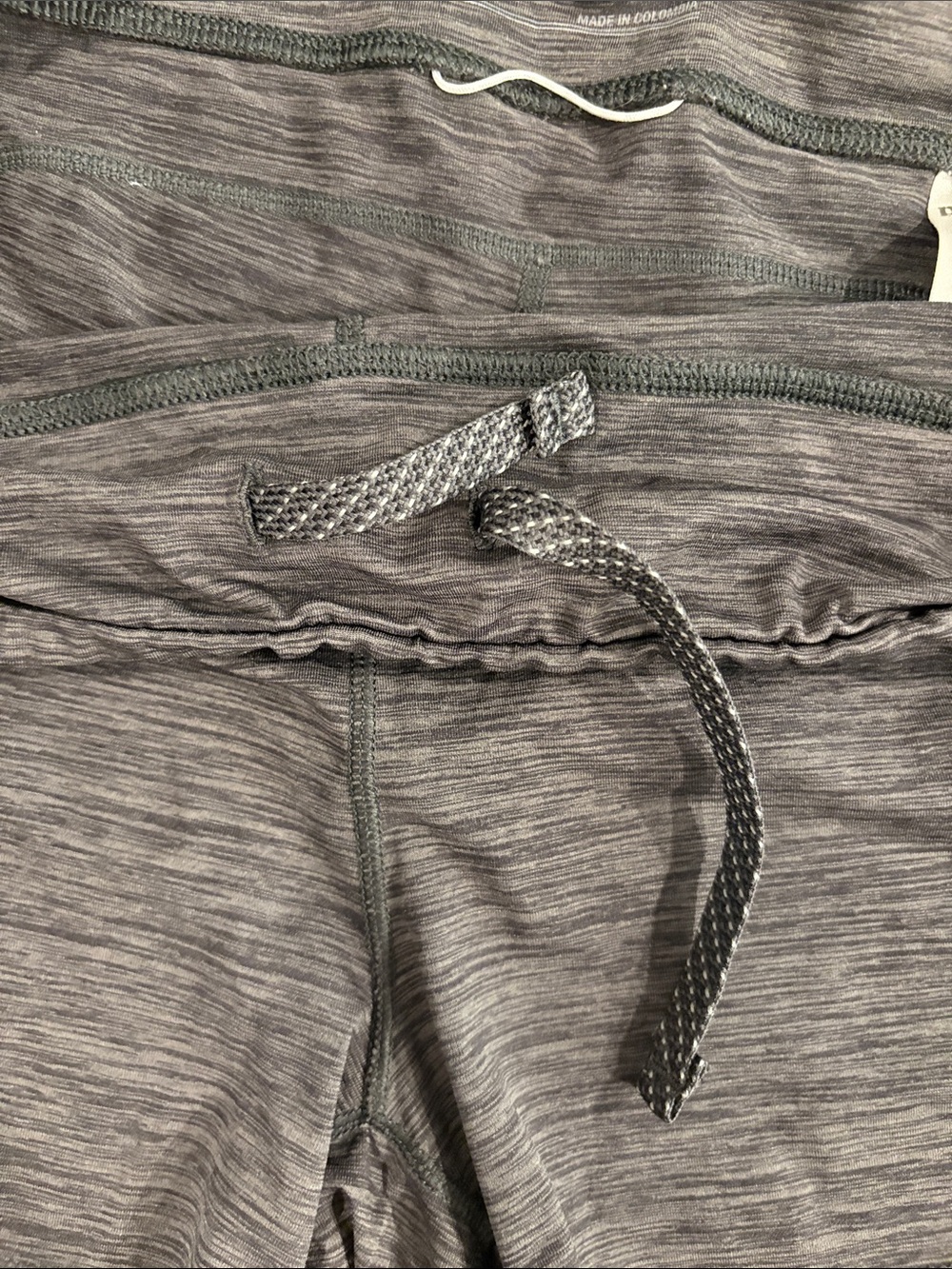 Patagonia Women's Black Heather Athletic Shorts - Picture 4 of 8